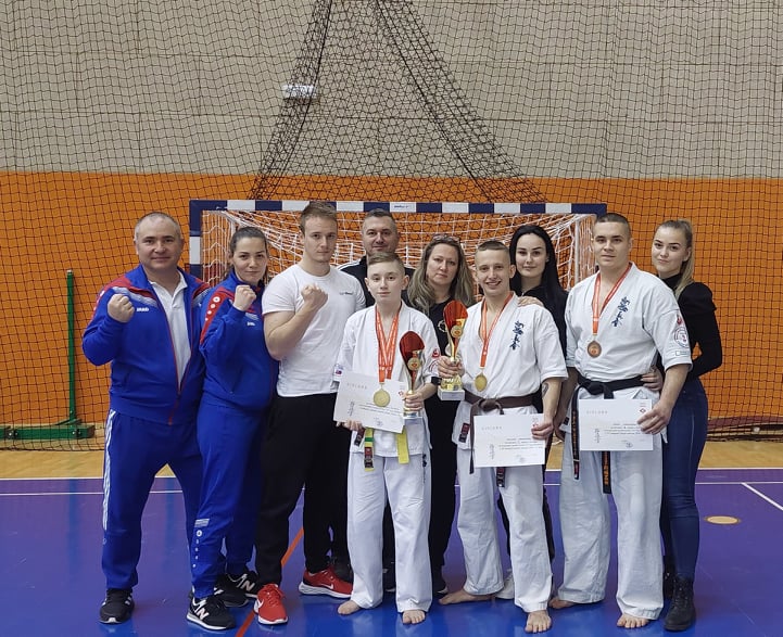 csoportkép Seishin Karate Klub, Horvátország, Dominika Cup