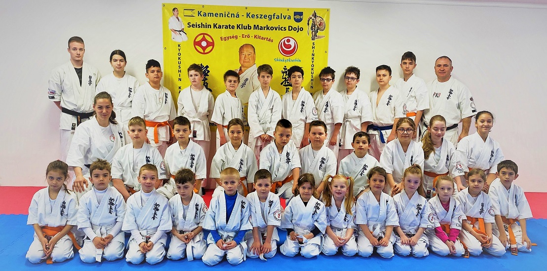 Seishin Karate Klub, Övvizsga felkészítő tábor, Keszegfalva, csoportkép