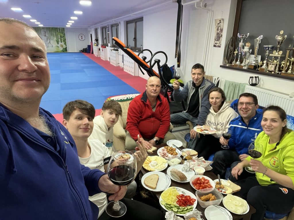 Seishin karate Klub, Téli tábor vacsora