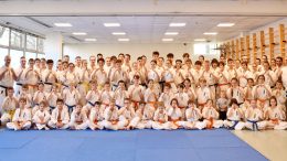 Seishin Karate Klub Budapesten oktatott markovics János, és Huapian Kristína1